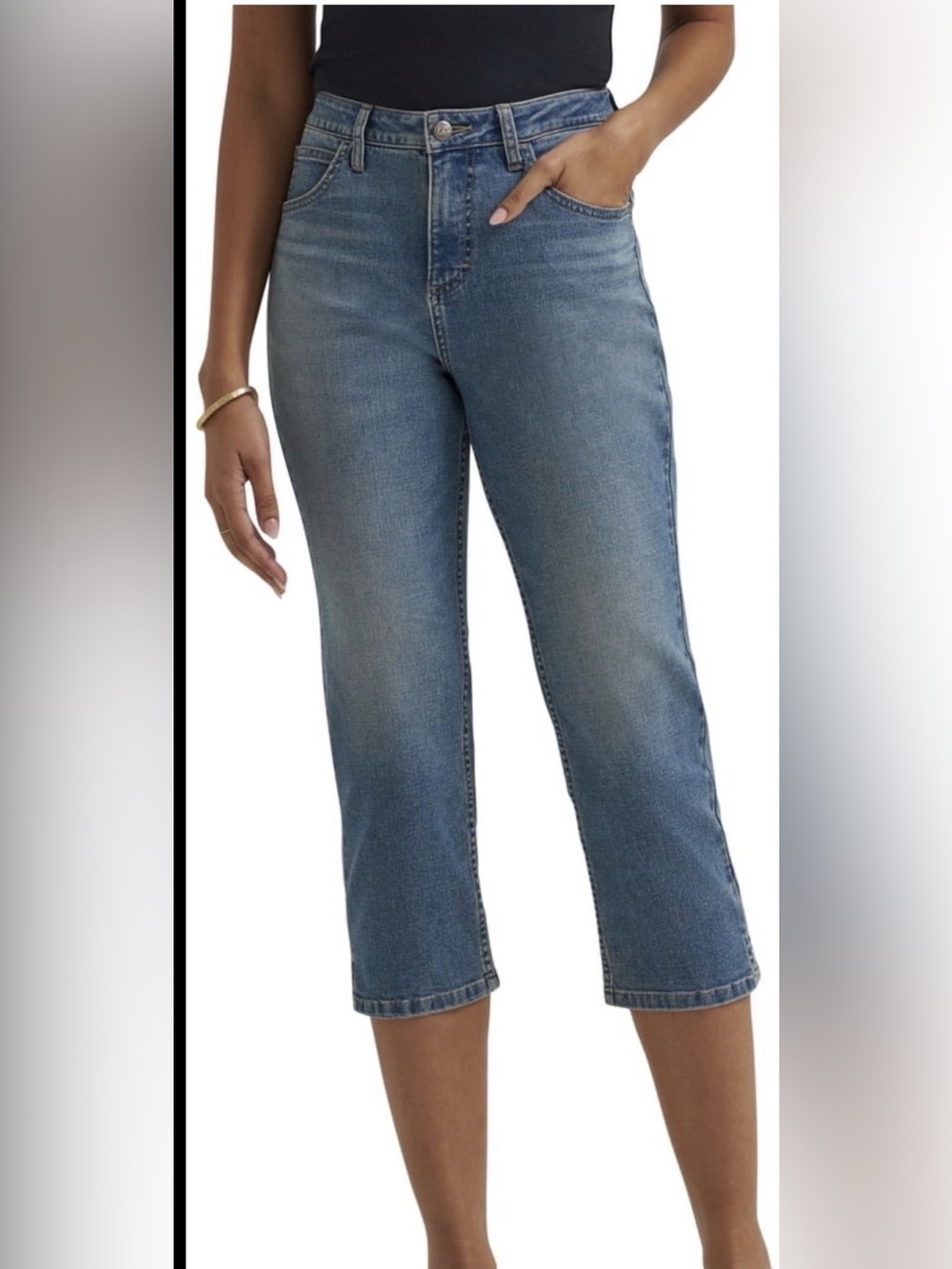 Women's Lee Cropped Capri Jeans-NWT- size 18